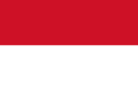 Republik Indonesien - Flagge