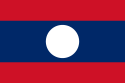 Demokratische Volksrepublik Laos - Flagge