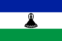 Königreich Lesotho - Flagge