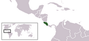 Republic of Costa Rica - Location