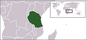 United Republic of Tanzania - Location
