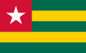 Republik Togo - Flagge