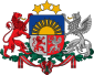 Republik Lettland - Wappen