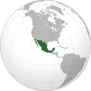 Meksykańskie Stany Zjednoczone - Położenie