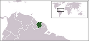 Republic of Suriname - Location