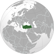 Republika Turcji - Położenie